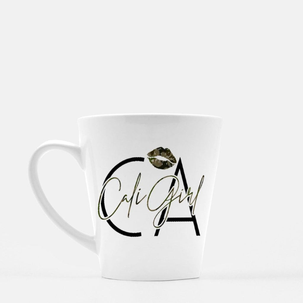 Cali Girl Camo Print Lipstick Mug Latte 12 oz. Custom Made Hometown CA California