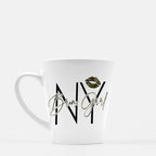 Bronx Girl Mug, NYC Native, Camo Lipstick, 12oz Ceramic