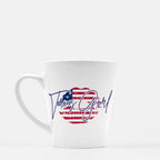 Texas Girl Mug Latte 12 oz. - United States USA TX Texan Lips American Flag