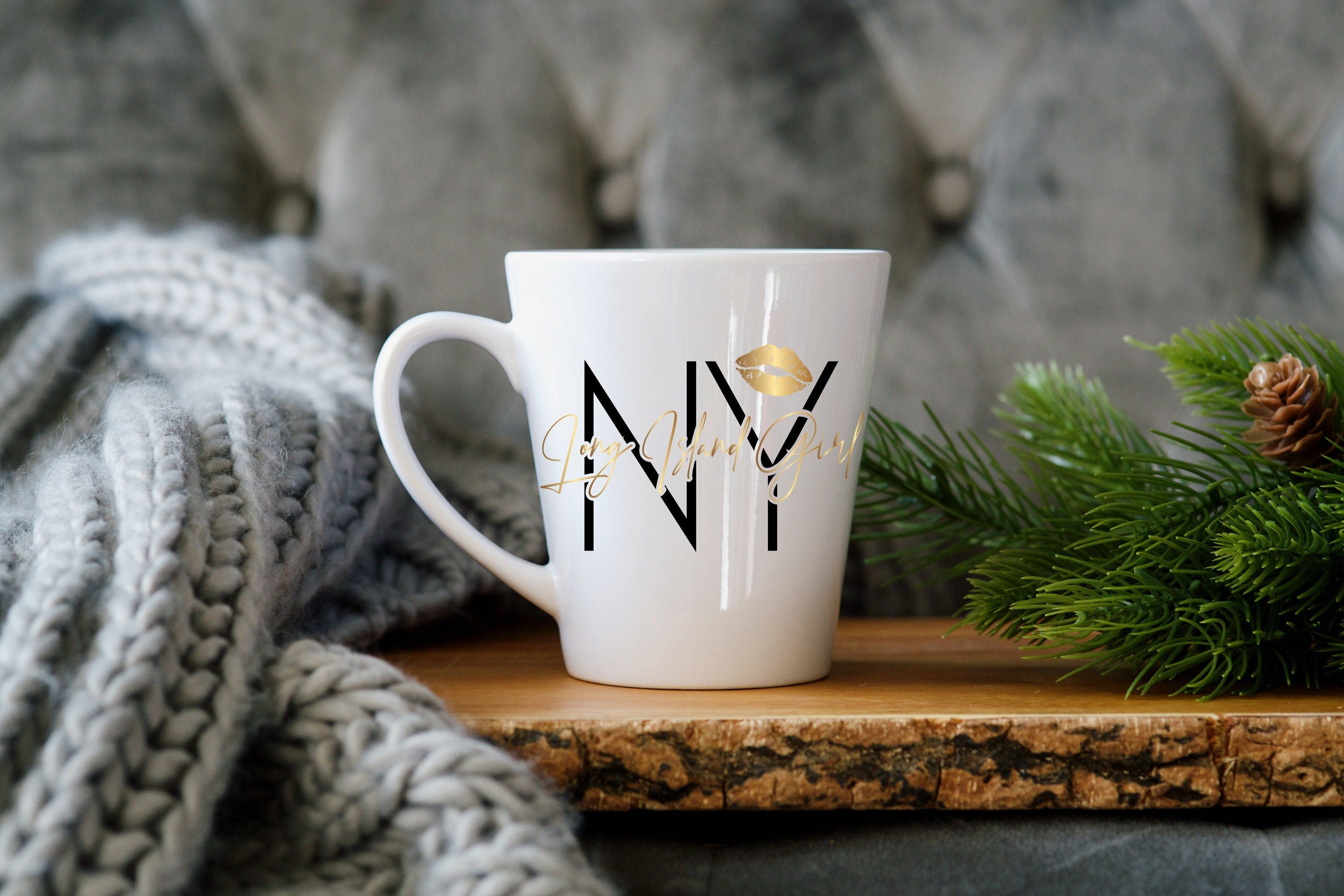 Long Island Native Ceramic Mug, New York City Gift