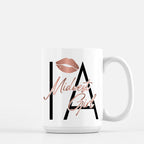 Iowa Midwest Girl Mug, IA Gift, 15oz Ceramic Mug