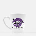 Lupus Warrior 12oz Mug, Purple Lips Design