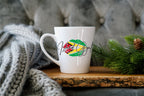 Island Gyal Mug Latte 12 oz. - Coffee Guyana Guyanese West Indian Lips Flag Lipstick