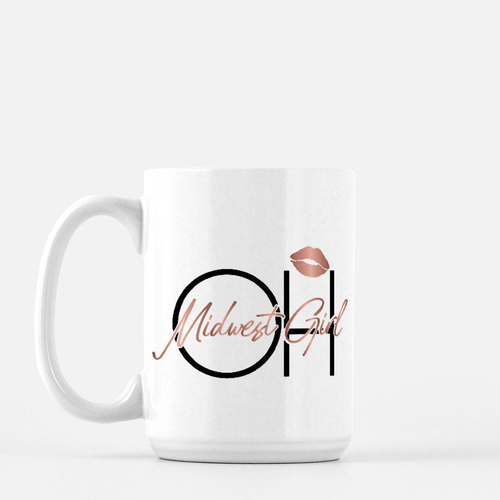 Midwest Girl Ohio Mug, 15oz Ceramic Mug