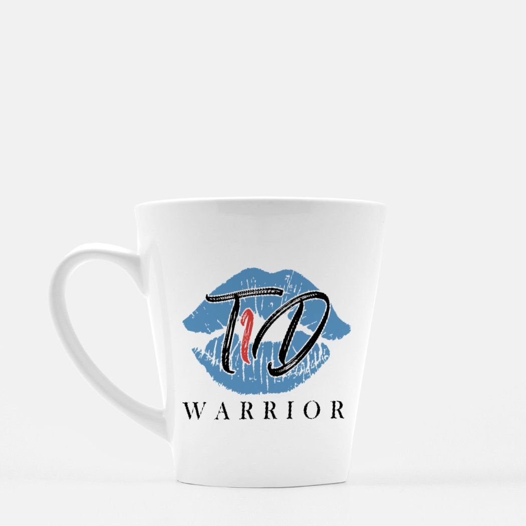 T1D Warrior Ceramic Mug, Type 1 Diabetes Gift