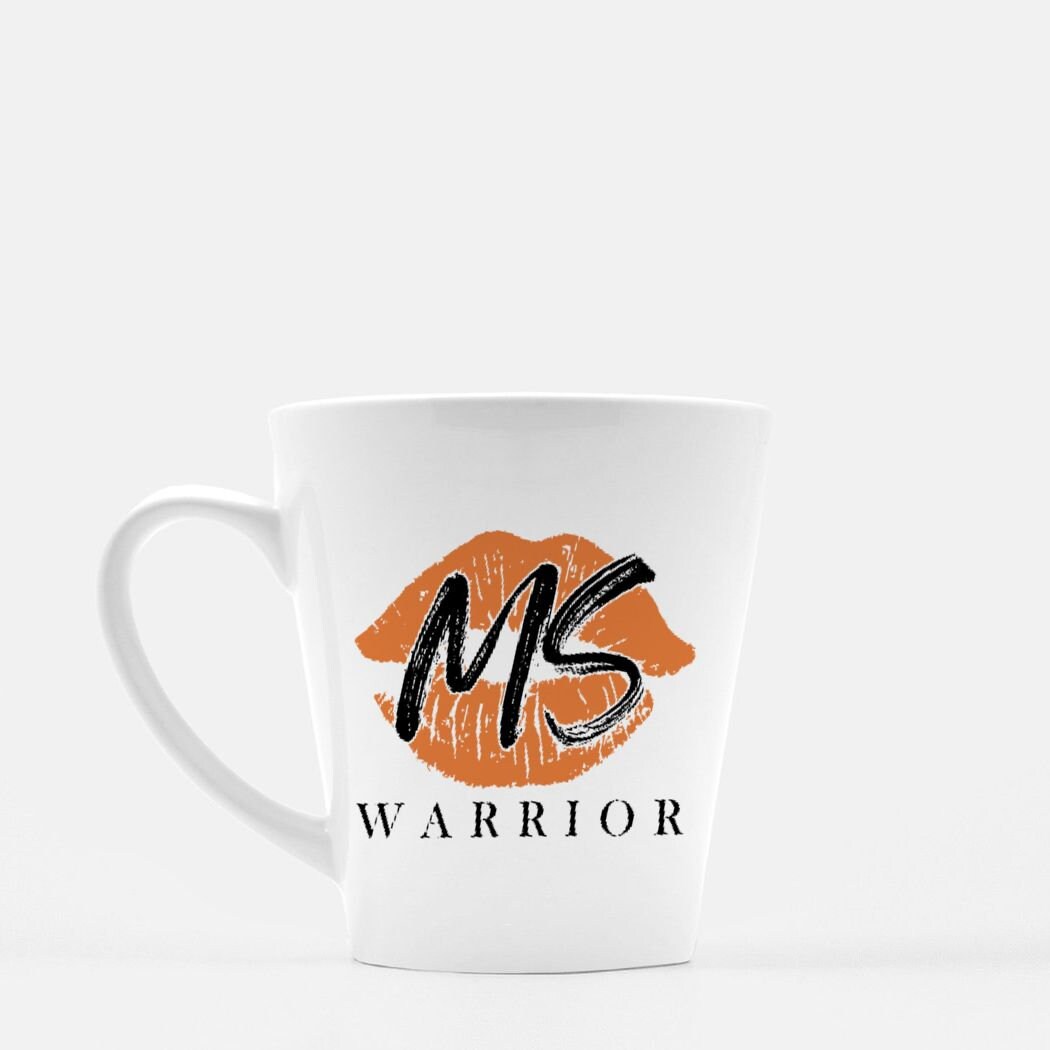MS Warrior Ceramic Mug, Multiple Sclerosis Awareness Gift