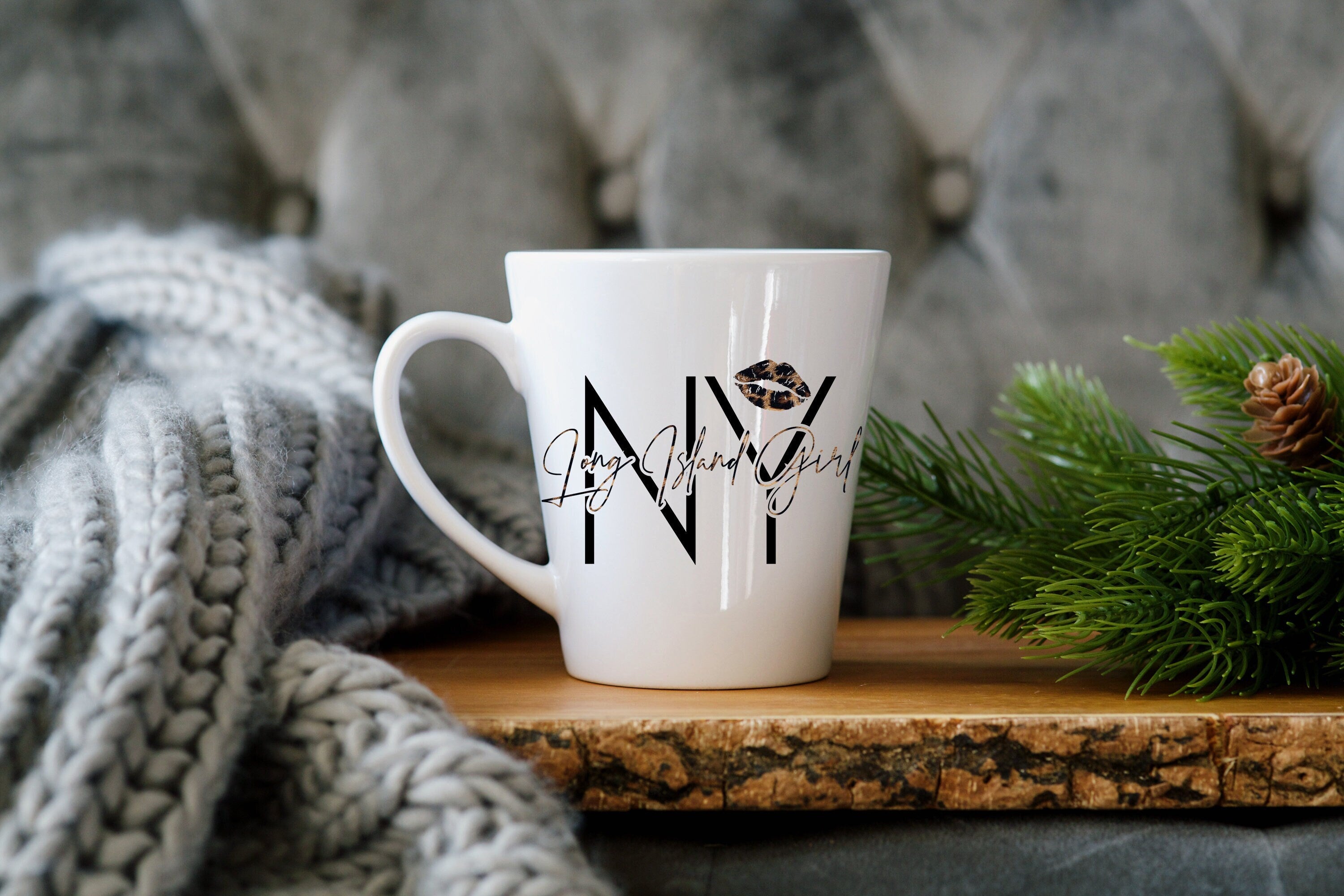 Long Island Native Mug, Leopard Lipstick New York Gift