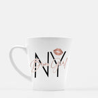 Bronx Girl Mug, New York City, Rose Gold Lips