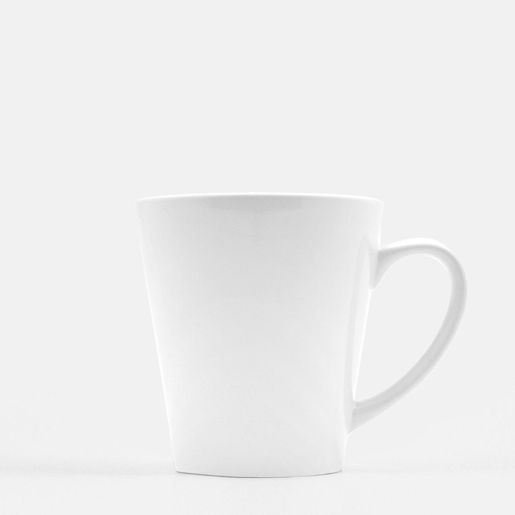 Basketball Mom Latte Mug, Modern Ceramic Fan Cup, 12 oz.