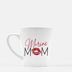 Marine Mom Latte Mug, Military Mother Gift, 12 oz