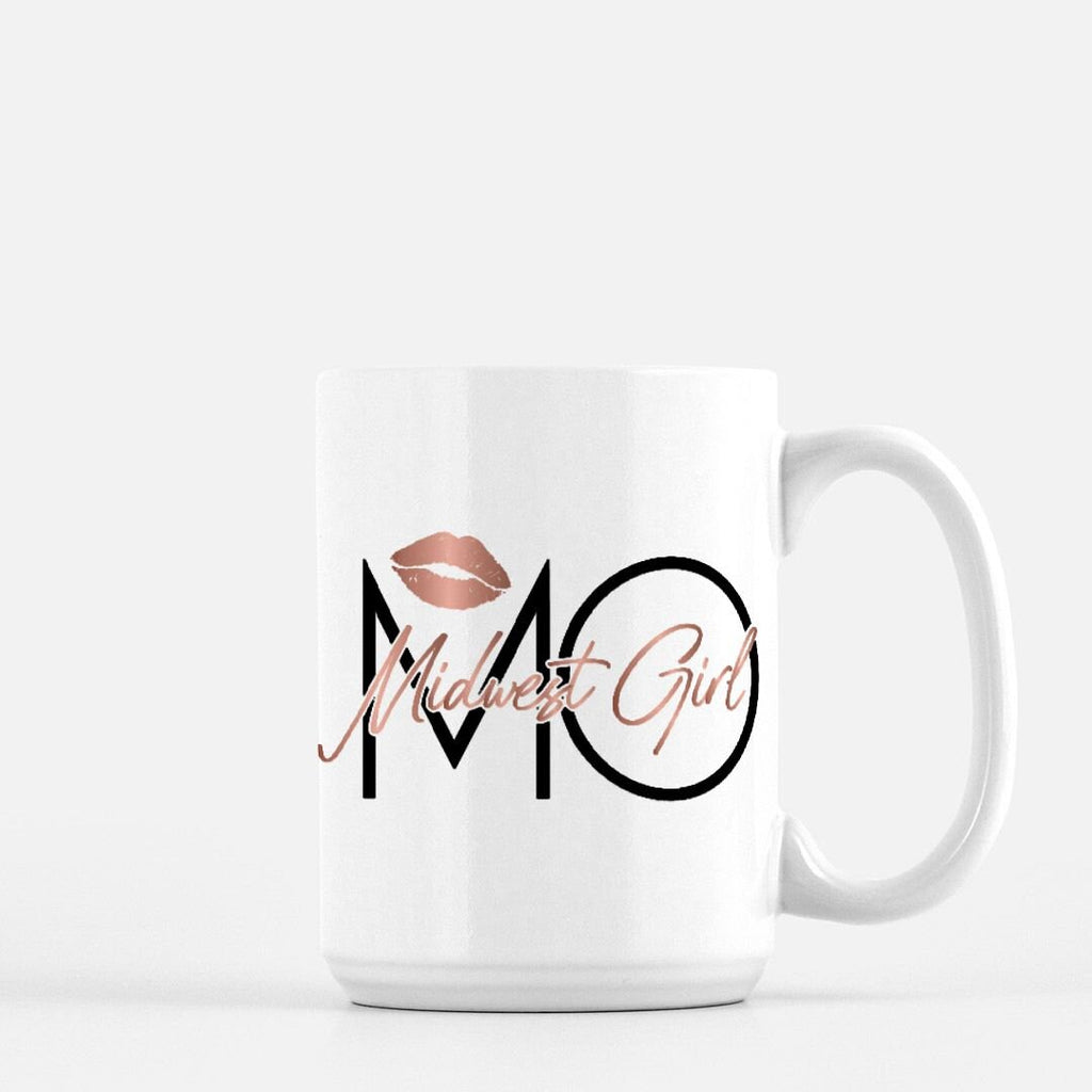 Missouri Girl Mug, Midwest Pride, 15oz Ceramic