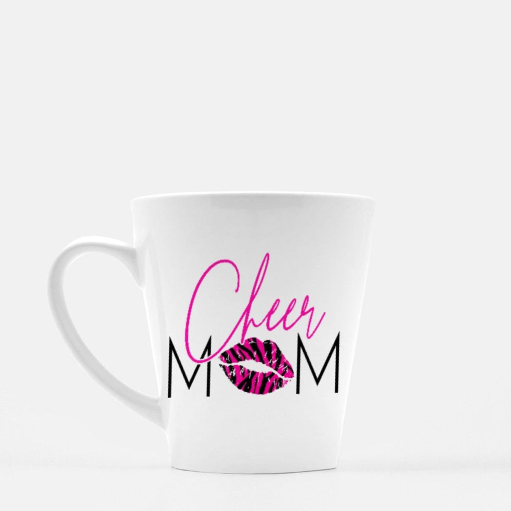 Cheer Mom Coffee Mug, 12oz Latte Mug, Cheerleading Gift