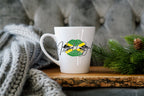 Island Gyal Mug Latte 12 oz. - Coffee Jamaica Jamaican West Indian Lips Flag Lipstick