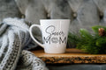 Soccer Mom Latte Mug, 12 oz Ceramic Coffee Cup